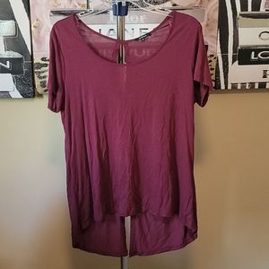 1XL cute Burgundy Top